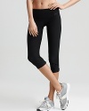 Made with Dri-FIT technology to wick away moisture, these body-contouring pants from Nike combine style and comfort for effortless workout-chic.