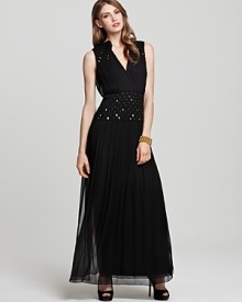 Elie Tahari Gown - Samantha Beaded Chiffon