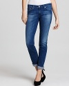 These AG Adriano Goldschmied skinny jeans feature a roll-up hem, better to show off the season's must-have shoes.