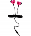 Tune out and tune into Downtown cool style with Marc by Marc Jacobs bright pink heart earbuds - Gold-toned logo disc - Perfect for staying stylish on-the-go