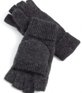 Versatility? Check. Comfort? Check. Warmth? Check. If you're looking for a pair of gloves that covers all your bases, reach for these convertible fingerless gloves from Club Room.