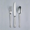 With a dedication to perfection and quality, Christofle flatware creations unite craftsmanship and modern technique, resulting in flatware to be handed down through generations. Aria is a reinterpretation of an ancient motif featuring ringed fluting. Aria is available in silverplate and sterling.