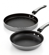 Need a little health? Weight Watchers is to the rescue with a smart grill and skillet set. Aluminum cores, Easy Glide Action nonstick finishes, ergonomic handles and more make this set a convenient, versatile and healthy addition to any kitchen. Lifetime warranty.