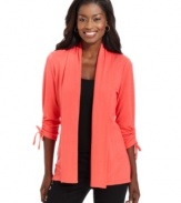 Perfect for layering, make this petite cardi from JM Collection a new favorite basic!