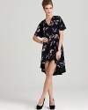 Quotation: Tucker Dress - Cascade Butterfly Print High Low