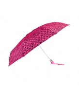 Protect your stylish wears from the rain with this graffiti logo umbrella from Marc by Marc Jacobs - Polyester umbrella with logo print, playful rounded handle, and loop for easy carrying - Perfect for daily use or as a thoughtful gift