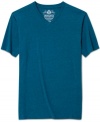 Soften up for summer with this heathered v-neck t-shirt from American Rag.