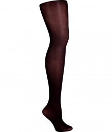 Soft and cozy with a semi-opaque finish, Fogals plum tights set an alluring foundation for countless looks - Semi-opaque, comfortable stretch waistband, cotton gusset, nude heel, reinforced toe - Wear as a contemporary alternative to black