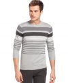 With a laid-back look, this Sons of Intrigue sweater blurs the line between casual and cool in your wardrobe.