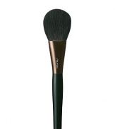 A luxuriously soft natural hair brush designed for powder blending and contouring. Its slightly flattened hairs hug the contours of the face for a perfect finish. Comes in its own convenient, protective carry-case.Call Saks Fifth Avenue New York, (212) 753-4000 x2154, or Beverly Hills, (310) 275-4211 x5492, for a complimentary Beauty Consultation. ASK SHISEIDOFAQ 