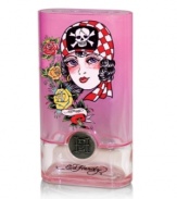 Let this daring fragrance by Ed Hardy take you on an adventure as impossible to resist as the woman wearing it. Top notes of berry and black currant, a heart of intoxicating magnolia and peach blossom accords, and base notes of lily of the valley and sandalwood linger on the skin. Experience the irresistable scent of Born Wild with this 3.4 oz Eau de Parfum.