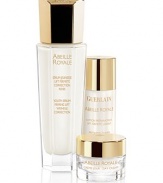 Through extensive research, Guerlain identified bee products as some of the world's most effective natural healing substances and created Abeille Royale's key active ingredient: the Pure Royal Concentrate. This effective power of bee products repair wrinkles while lifting and firming the skin. Set includes: Full-size serum and deluxe samples of toner and day cream to keep skin moisturized and toned from the inside out. Made in France. 