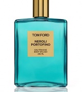 Vibrant and sparkling. The Tom Ford Neroli Portofino Eau Fraiche Body Splash is a refreshing, lighter formulation of the Neroli Portofino fragrance.  Lavish all over the body, awaken the senses and softly infuse the skin with uplifting citrus and floral notes, warmed by sensuous amber. 8 oz.