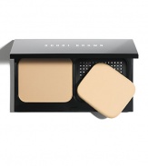 Finally, a foundation that cuts shine while creating a radiant, diffused look. Creamy and soft to the touch, yet light and airy, this buildable powder formula can be applied wet or dry. Reflective pigments play cinematographer, optically diffusing skin imperfections and minimizing the appearance of pores, fine lines and wrinkles for a flawless, even glow. Made in USA. 