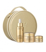 A powerful combination of unique ingredients and a patented scientific innovation has been shown to improve the condition around the stem cells and stimulate cell regeneration to reconstruct skin to a denser quality. Gift Set Contains: Absolue Precious Cells SPF 15 Sunscreen 1.6 oz., Absolue Eye Precious Cells 0.5 oz., Absolue Ultimate Night Bx 1 oz. 