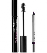 EXCLUSIVELY AT SAKS. Includes Thickening Mascara and Intense Gel Eye Liner in Deep Aubergine. 