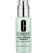 After mattifying instantly, this oil-free formula supplies needed hydration while curbing excess oil and shine for 8 hours. Even T-Zones feel fresh and stay comfortably matte. Instantly refines the look of pores with unique light-scattering optics. Over time, pores seem smaller. Non-acnegenic. Spread over cleansed face twice daily after 3-Step and Pore Refining Solutions Correcting Serum. 1.7 oz.