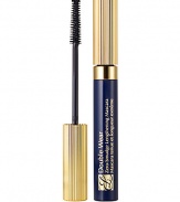 Double Wear Zero-Smudge Lengthening Mascara. Lashes that last. Zero smudge. Now the smudge-free lash look you see in the morning is the look you keep all day. Engineered with breakthrough Smudge-Shield™ Technology to resist high temperatures and high humidity, without smudging, flaking or wearing away throughout your active day. Lash-Xtender™ Brush elongates, separates and surrounds each lash in glossy, 15-hour staying power. 