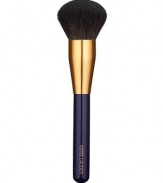 Buff to perfection. Essential for any powder foundation, this brush is engineered to provide fuller coverage and a more polished look than the Powder Brush. Ideal for use with Estée Lauder Nutritious Vita-Mineral Loose Powder and Double Wear Powder Makeup. All Estée Lauder brushes are composed of the finest quality materials and are designed to ensure the highest level of makeup artistry. 