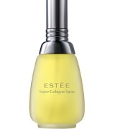 Introduced in 1968, Estee was the second fragrance created by Mrs. Estee Lauder. In this signature scent, notes of jasmine, rose and ylang-ylang create a fragrance that is classically feminine and sweetly floral. This warmth is balanced by the surprising sparkle of raspberry, peach and citrus oils. Estee Super Cologne Spray has a lighter concentration of essential oils than the Pure Fragrance Spray. This gives it a more casual feeling, perfect for daytime or warmer weather. 1.85 oz. 