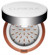 Bronzing powder with a smart advantage: Long-wear formula helps absorb oil, maintain skin's moisture balance so skin looks healthy, lit with a subtle radiance. Mineral and antioxidant-rich bronzer transforms from pressed to loose powder at the turn of a dial. Lightweight, oil-free.