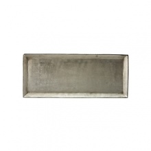 Organically molded under fire, this handmade tray exudes metal artistry with a New York edge.