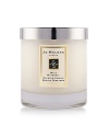 Immerse yourself in a mesmerizing sea of wild flowers, misted with dew. Fresh bluebell, radiant lily of the valley and exquisite eglantine, showered with the sparkling succulence of persimmon and lemon. The Wild Bluebell Home Candle infuses any room with evocative scent and lasts for hours. An everyday luxury, it brings warmth to any environment. Candle burn time is 45 hours.