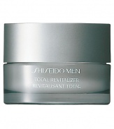 A high-performance cream that energizes skin and accelerates its ability to defy dryness, dullness, fine lines, and other visible signs of aging. Maximizes skin's natural power to preserve its vitality. Reduces signs of damage for a more youthful look and brings new life to fatigued skin. Formulated with Damage Defense Complex, skin-invigorating botanicals and a Vitamin E derivative. Preserves moisture levels in skin for 24 hours. For all skin types. Apply after cleansing or shaving.