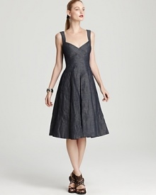 Donna Karan New York Dress - Cross Banded Inverted Pleat