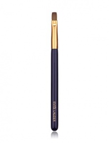 Your lips will love the ease and smooth precision of this essential brush. Comes with a golden cap. Use with either lipstick or lip gloss. Line, define and let your lips shine. Gently dab brush over lipstick (or gloss) and apply by starting at center and working out toward lipline. All Estée Lauder brushes are composed of the finest quality materials and are designed to ensure the highest level of makeup artistry. 