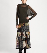 A modern take on a bohemian classic, this pull-on skirt features a patchwork-inspired print.Elasticized waistAllover printFully linedAbout 38 longPolyamideDry cleanMade in Italy Model shown is 5'11 (180cm) wearing US size Small. 