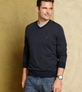 Casual and regular fit sweater by Tommy Hilfiger.