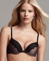 OnGossamer Bra - Veiled Lace Bump It Up #013401