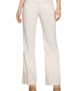 Opt for the classic wide leg design of these pants from XOXO for a simple way to slip into superior style!