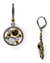 Artfully placed stones lend eye-catching style to these glamorous drop earrings from Judith Jack.