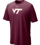 Keep team spirit rolling with this Virginia Tech Hokies NCAA t-shirt from Nike.