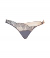 Dainty and enticing, these lace-laden La Perla briefs will add a sexy kick to any look - Scalloped waistband, floral lace-detail, semi-sheer - Perfect under virtually any outfit or with the matching bra for stylish lounging