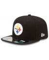 Score a style touchdown with this 59FIFTY fitted cap from New Era. This hat is a game day essential when the Pittsburgh Steelers hit the field.