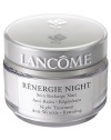 Night Treatment Anti-Wrinkle Restoring. During the night, the skin renews itself so it can face daily challenges. With age, this natural night-time renewal process slows down, so skin looks tired and older. THE OVERNIGHT RESTORING ACTION: Enriched with Mulberry and Scutellaria Extracts, this exclusive formula helps accelerate surface cellular renewal, so skin is re-energized and looks well-rested.