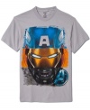 The ultimate team. When this graphic shirt from Freeze hits the street, bad guys don't stand a chance.