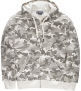 Blend in, stand out. This camo hoodie from Ecko Unltd is a chill take on modern streetwear.