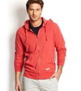 Hone your seaside or street side style with this hoodie from Nautica.