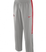 Stay ahead of the game and show your support anytime with these Ohio State Buckeyes NCAA basketball pants featuring Dri-Fit technology from Nike.