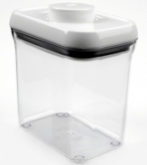 With a design that accommodates smaller ingredients, this innovative pop container is the perfect storage solution. Simply press a button on the lid to activate an airtight seal that protects the food within, keeping it fresh and tasting great. Satisfaction guaranteed.