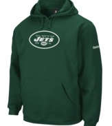 Wear your team's colors with pride with this fleece hoodie from Reebok. (Clearance)