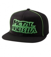 Borrowing graffiti graphics, this hat from Metal Mulisha is the ultimate streetwear.