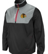 Put your Chicago Blackhawks pride on display with this NHL jacket from Reebok.