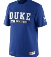 Be a part of the wave-help keep team spirit up with this Duke Blue Devils NCAA basketball t-shirt from Nike.