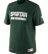 Be a part of the wave-help keep team spirit up with this Michigan State Spartans NCAA basketball t-shirt from Nike.