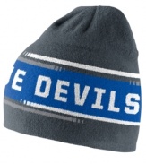 Get your head in the game with this Duke Blue Devils NCAA beanie from Nike.